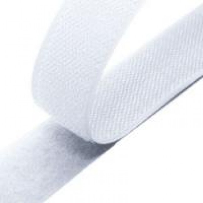 Лента-липучка велькро пришивная 40 мм цвет белый