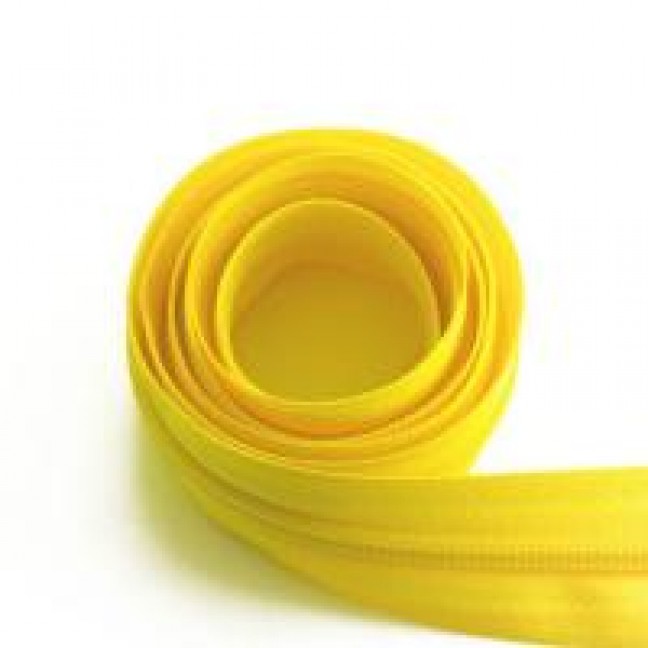 Рулонная молния спиральная тип 5 цвет желтый 110