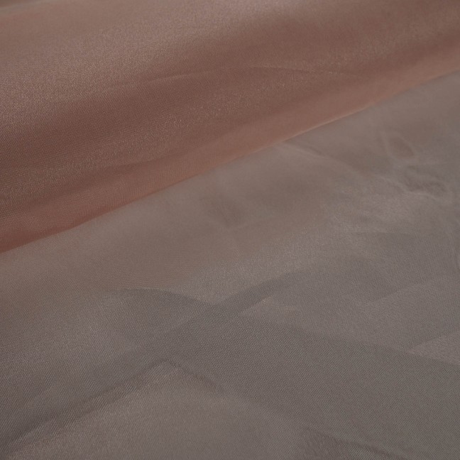 Органза 09 розовый беж выгодные цены на ткани  оптовый магазин Акварель Текс доставка  Казань, большой выбор тканей, ткани по выгодным ценам