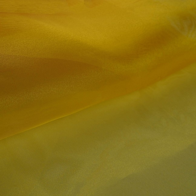 Органза 05 лимон ткани по ценам производителей магазин Акварель -Текс доставка  Краснодар, магазин тканей поставщик ткани из Турции и Азии